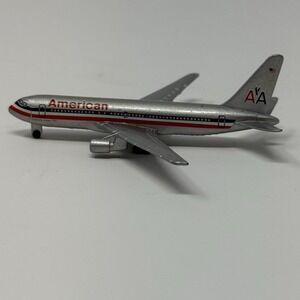 Vintage SCHABAK Diecast American Airlines 767 Plane 907 Made in Germany 1:600